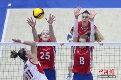 2026世界女排联赛中国南京站： 波兰女排战胜捷克女排